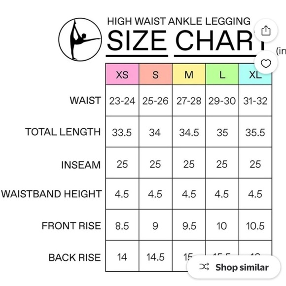 NWT artic navy 90 Degree By Reflex Shiny Leggings Retail $78 - Picture 5 of 6